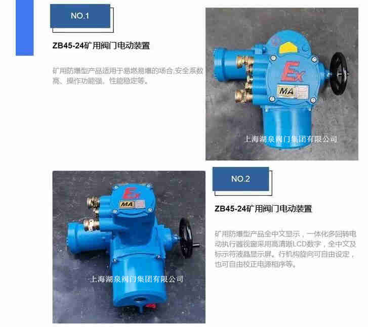 防爆型閥門電動裝置說明書，技術條件