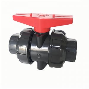 帶平臺的UPVC承插球閥，可加裝電氣動執(zhí)行