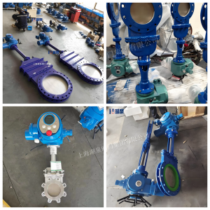 DN100口徑?Z973X電動(dòng)插板閥對(duì)夾連接